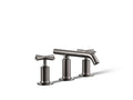 KOHLER K-14410-3-TT Purist Widespread Bathroom Sink Faucet With Cross Handles, 1.2 Gpm - Vibrant Titanium