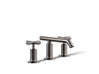 KOHLER K-14410-3-TT Purist Widespread Bathroom Sink Faucet With Cross Handles, 1.2 Gpm - Vibrant Titanium