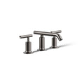 KOHLER K-14410-4-TT Purist Widespread Bathroom Sink Faucet With Lever Handles, 1.2 Gpm - Vibrant Titanium