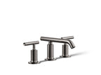 KOHLER K-14410-4-TT Purist Widespread Bathroom Sink Faucet With Lever Handles, 1.2 Gpm - Vibrant Titanium