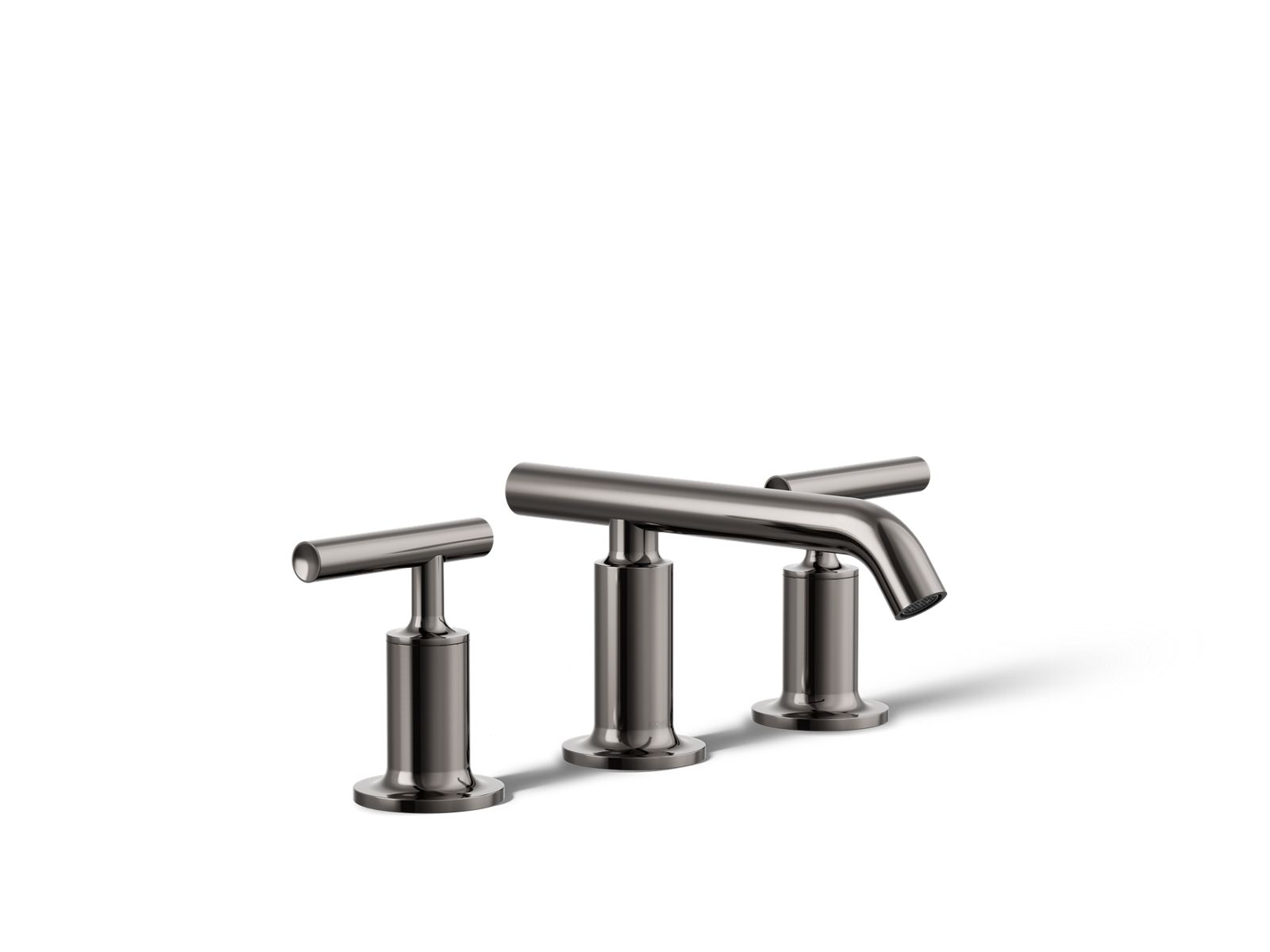 KOHLER K-14410-4-TT Purist Widespread Bathroom Sink Faucet With Lever Handles, 1.2 Gpm - Vibrant Titanium