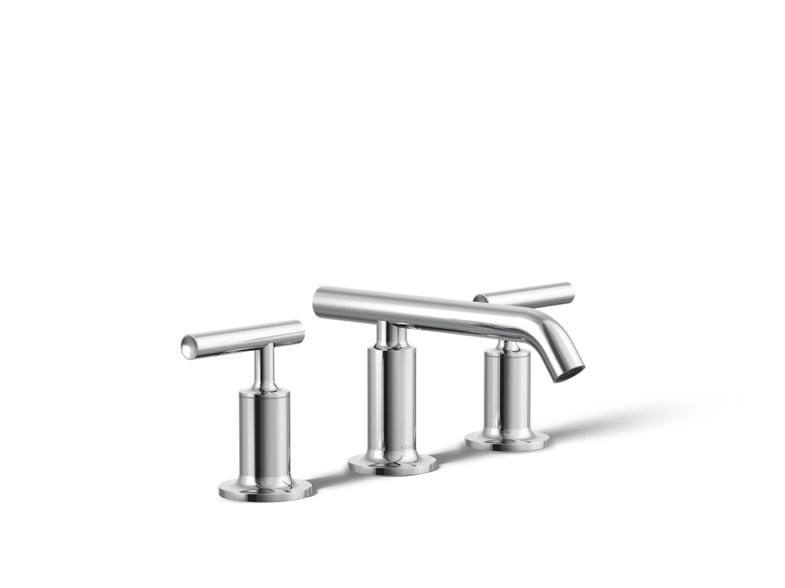 KOHLER K-14410-4-CP Purist Widespread Bathroom Sink Faucet With Lever Handles, 1.2 Gpm - Polished Chrome