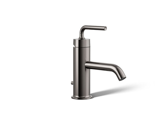 KOHLER K-14402-4A-TT Purist Single-Handle Bathroom Sink Faucet With Straight Lever Handle, 1.2 Gpm In Vibrant Titanium