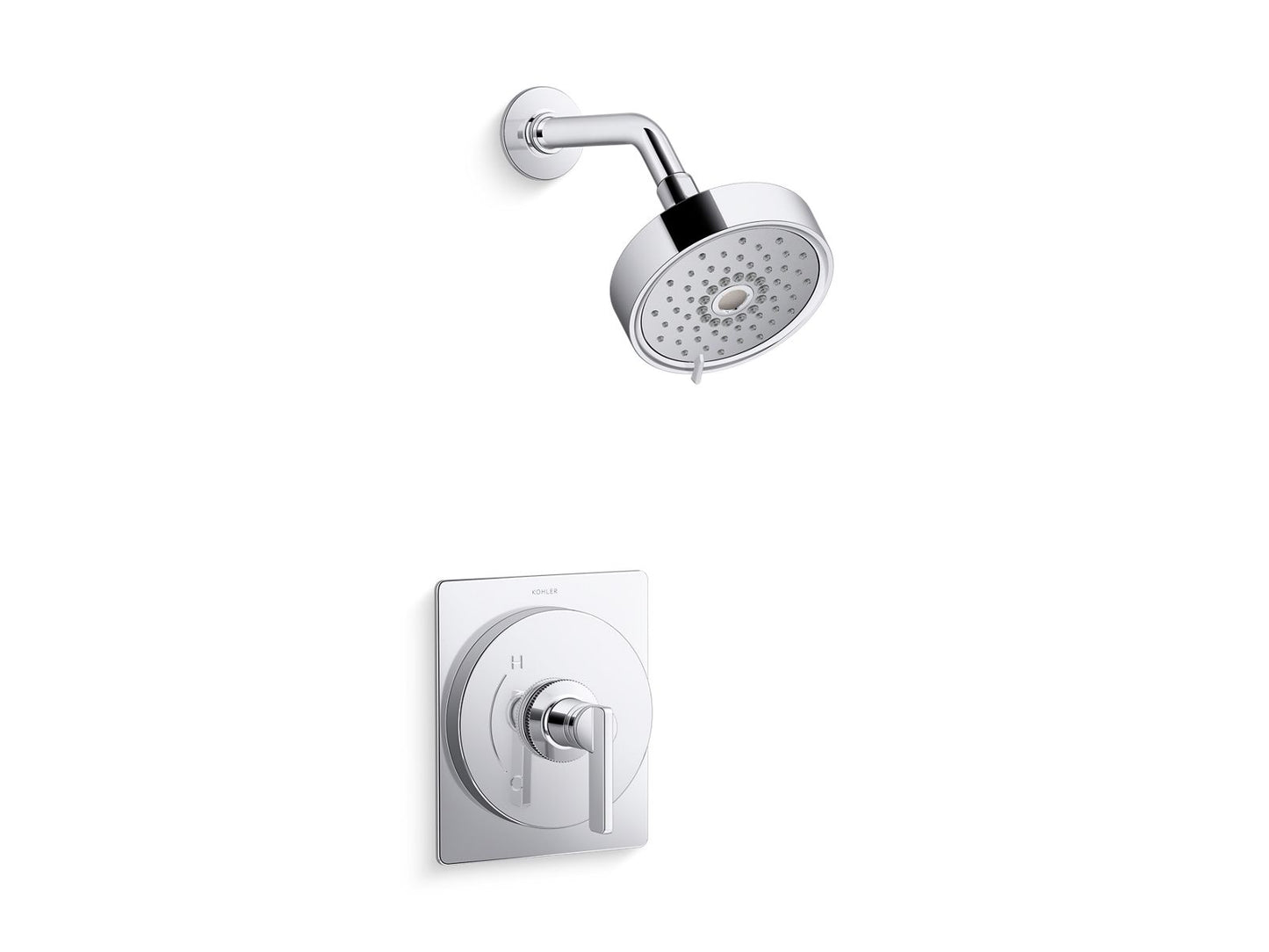 KOHLER K-TS35916-4Y-CP Castia By Studio Mcgee Rite-Temp Shower Trim Kit, 2.5 Gpm In Polished Chrome