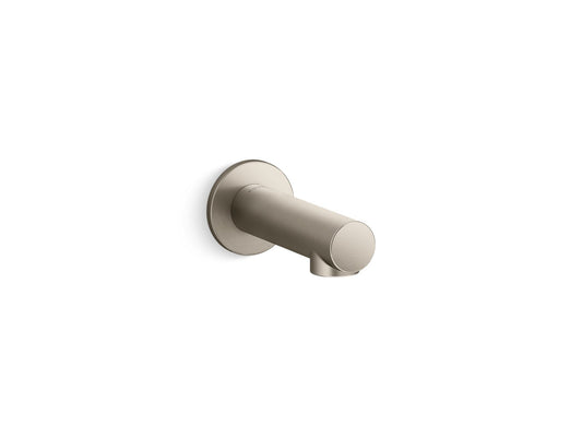 KOHLER K-33967-BN Elate Wall-Mount Bath Spout - Vibrant Brushed Nickel