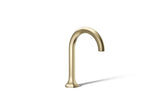KOHLER K-27008-AF Occasion Bathroom Sink Faucet Spout With Cane Design, 1.2 Gpm - Vibrant French Gold