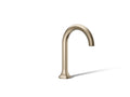 KOHLER K-27008-K-BV Occasion Bathroom sink faucet spout with Cane design, 1.0 gpm - Vibrant Brushed Bronze