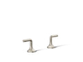 KOHLER K-27010-4-BN Occasion Lever Bathroom Sink Faucet Handles - Vibrant Brushed Nickel