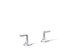 KOHLER K-27010-4-CP Occasion Lever Bathroom Sink Faucet Handles - Polished Chrome