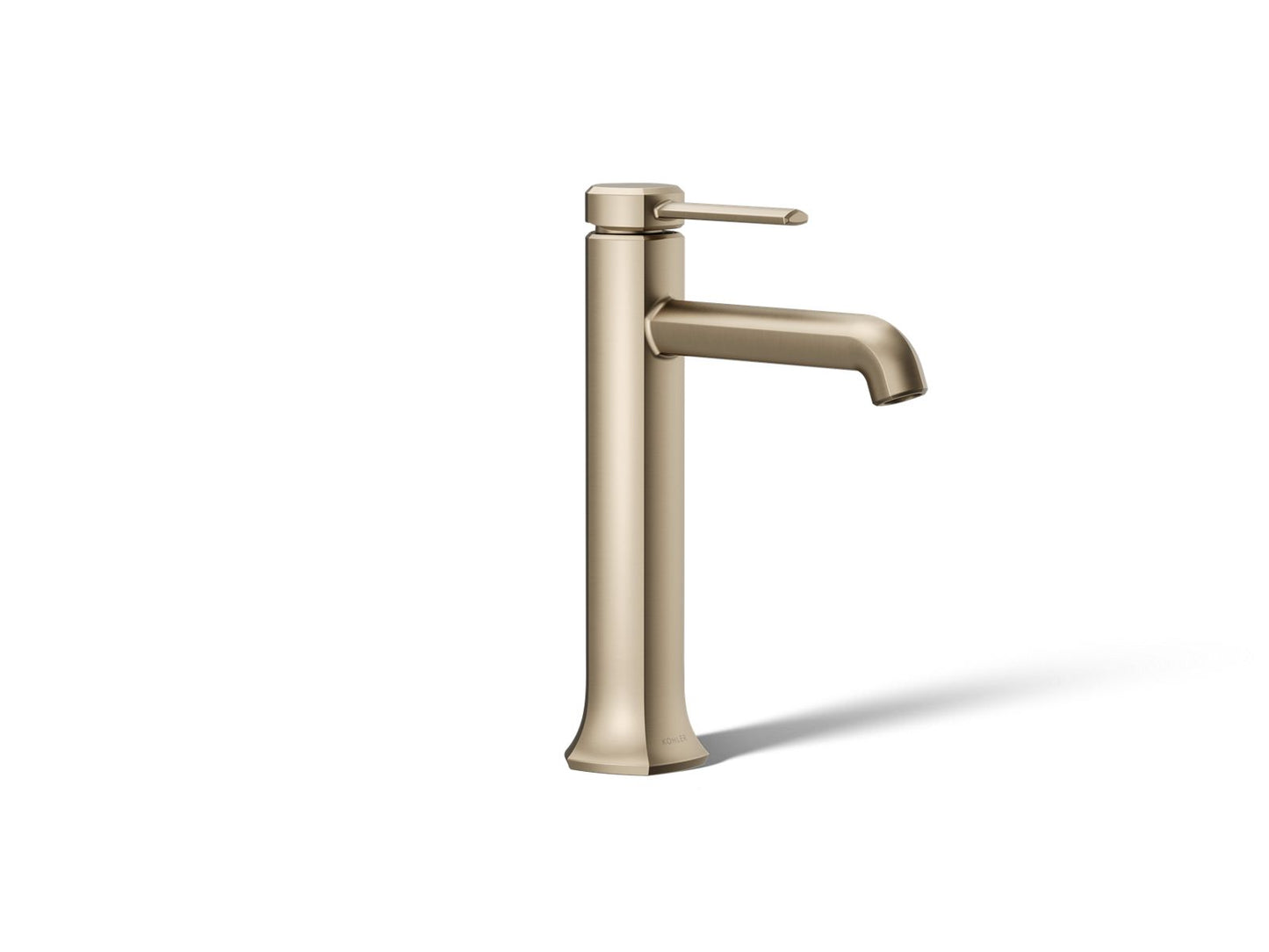 KOHLER K-27003-4-BV Occasion Tall Single-Handle Bathroom Sink Faucet, 1.2 Gpm In Vibrant Brushed Bronze