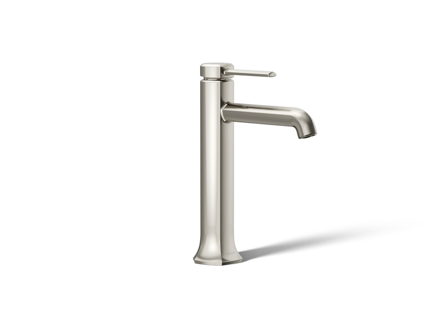 KOHLER K-27003-4-SN Occasion Tall Single-Handle Bathroom Sink Faucet, 1.2 Gpm In Vibrant Polished Nickel