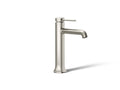 KOHLER K-27003-4-SN Occasion Tall Single-Handle Bathroom Sink Faucet, 1.2 Gpm - Vibrant Polished Nickel