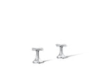 KOHLER K-27010-3-CP Occasion Cross Bathroom Sink Faucet Handles - Polished Chrome