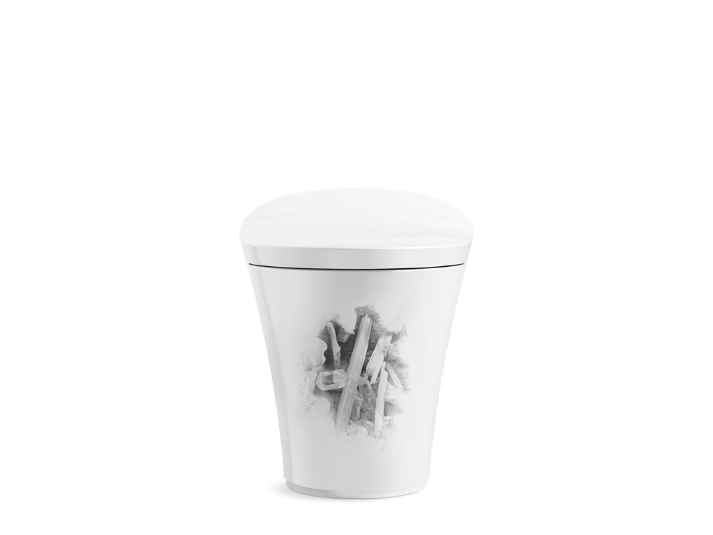 KOHLER K-5401-DA-0 Landshapes By Daniel Arsham One-Piece Elongated Smart Toilet, Dual-Flush - Landshapes Smart Toilet