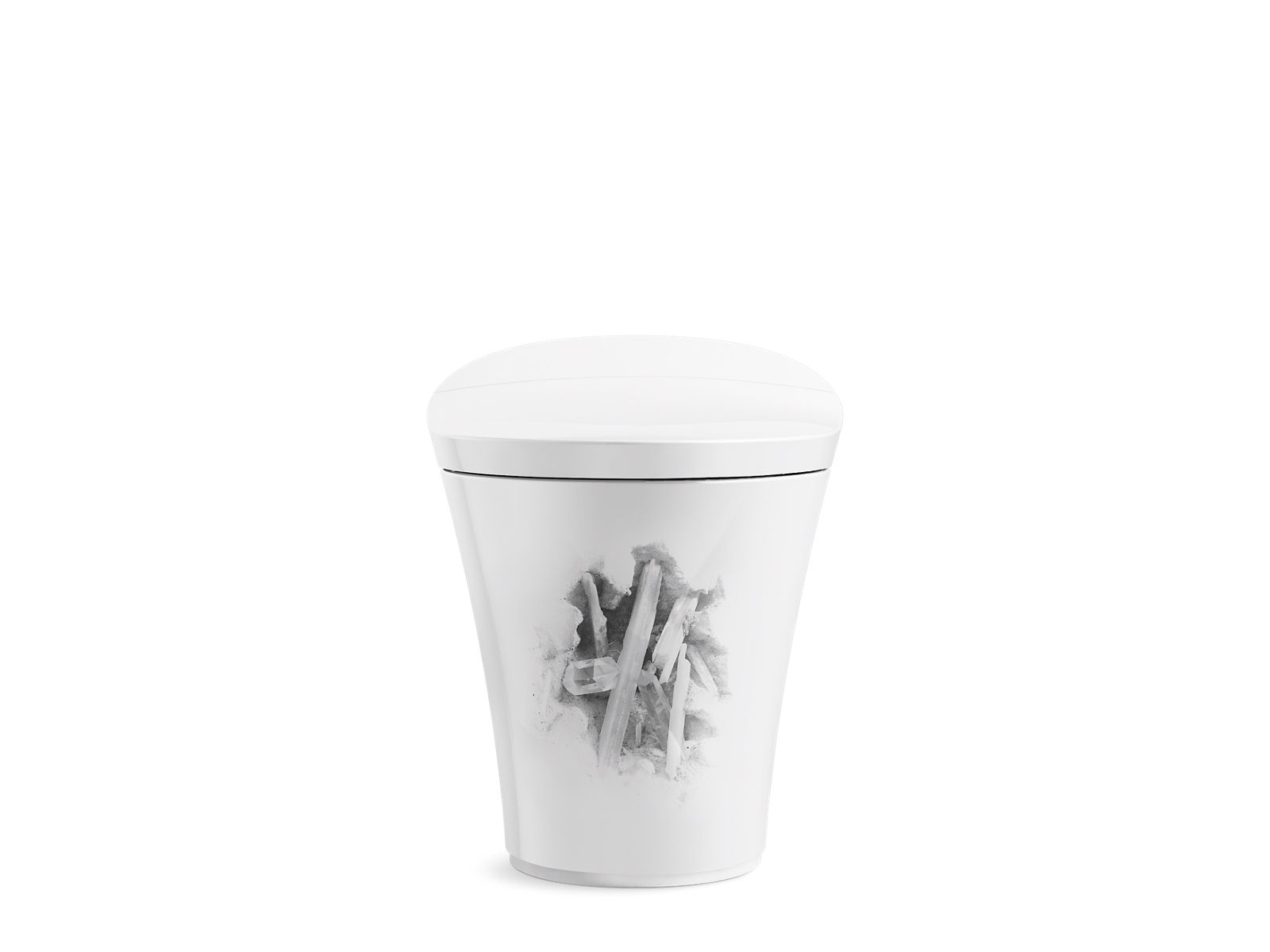 KOHLER K-5401-DA-0 Landshapes By Daniel Arsham One-Piece Elongated Smart Toilet, Dual-Flush - Landshapes Smart Toilet