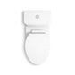 KOHLER K-3983-S-0 Reach One-Piece Compact Elongated Toilet With Skirted Trapway, Dual-Flush In White