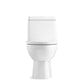 KOHLER K-3983-S-0 Reach One-Piece Compact Elongated Toilet With Skirted Trapway, Dual-Flush In White