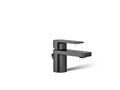 KOHLER K-24804-4-BL Parallel Low Single-Handle Bathroom Sink Faucet, 1.2 Gpm - Matte Black