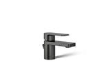 KOHLER K-24804-4-BL Parallel Low Single-Handle Bathroom Sink Faucet, 1.2 Gpm - Matte Black