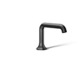KOHLER K-27009-BL Occasion Bathroom Sink Faucet Spout With Straight Design, 1.2 Gpm - Matte Black