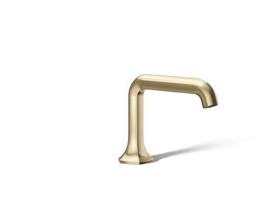 KOHLER K-27009-AF Occasion Bathroom Sink Faucet Spout With Straight Design, 1.2 Gpm In Vibrant French Gold