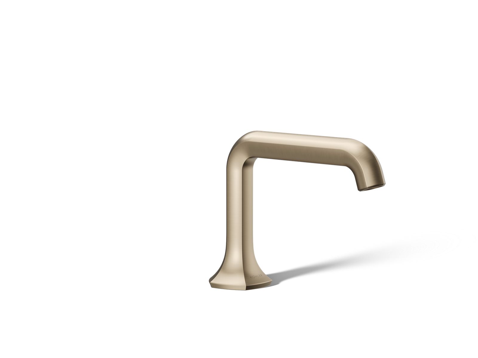 KOHLER K-27009-K-BV Occasion Bathroom sink faucet spout with Straight design, 1.0 gpm - Vibrant Brushed Bronze