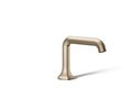 KOHLER K-27009-N-BV Occasion Bathroom Sink Faucet Spout With Straight Design, 0.5 Gpm In Vibrant Brushed Bronze