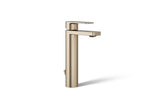 KOHLER K-23475-4K-BV Parallel Tall Single-Handle Bathroom Sink Faucet, 1.0 Gpm - Vibrant Brushed Bronze