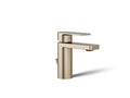 KOHLER K-23472-4K-BV Parallel Single-Handle Bathroom Sink Faucet, 1.0 Gpm - Vibrant Brushed Bronze