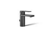 KOHLER K-23472-4-BL Parallel Single-Handle Bathroom Sink Faucet, 1.2 Gpm - Matte Black