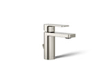 KOHLER K-23472-4-SN Parallel Single-Handle Bathroom Sink Faucet, 1.2 Gpm - Vibrant Polished Nickel
