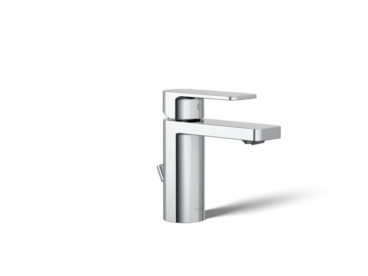 KOHLER K-23472-4-CP Parallel Single-Handle Bathroom Sink Faucet, 1.2 Gpm - Polished Chrome