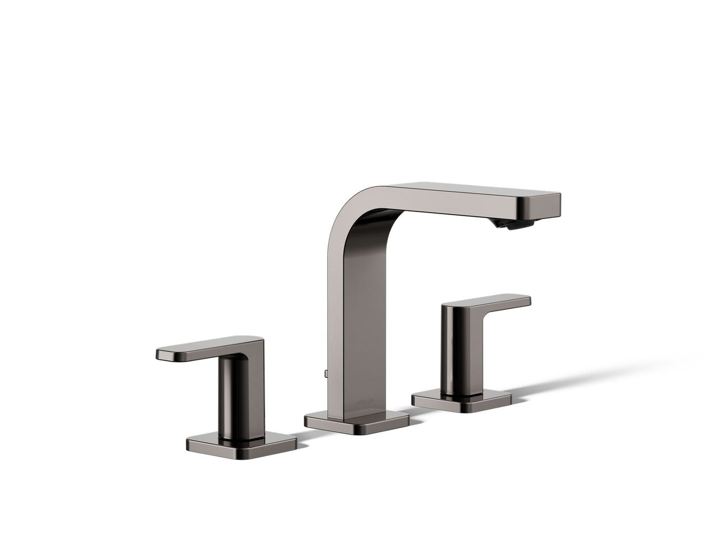 KOHLER K-23484-4-TT Parallel Widespread Bathroom Sink Faucet, 1.2 Gpm In Titanium