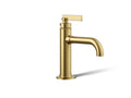 KOHLER K-35907-4N-2MB Castia By Studio Mcgee Single-Handle Bathroom Sink Faucet, 0.5 Gpm - Vibrant Brushed Moderne Brass