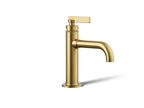 KOHLER K-35907-4N-2MB Castia By Studio Mcgee Single-Handle Bathroom Sink Faucet, 0.5 Gpm - Vibrant Brushed Moderne Brass