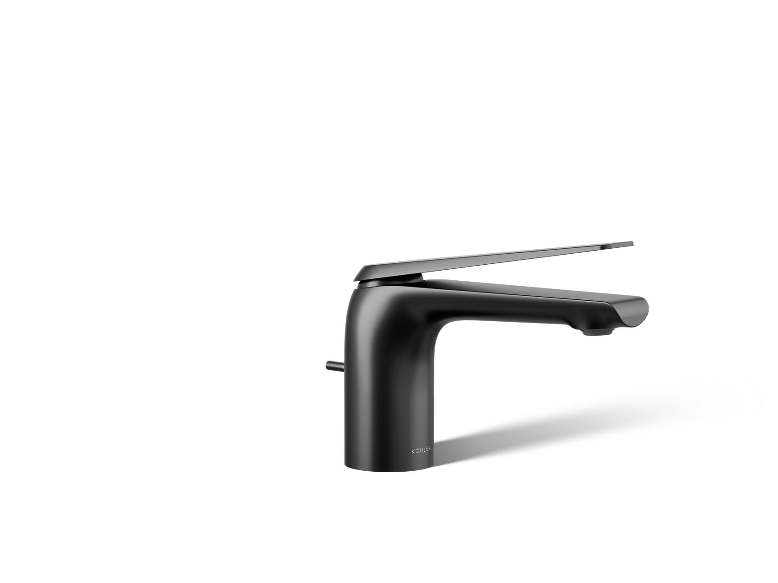KOHLER K-97345-4-BL Avid Single-Handle Bathroom Sink Faucet, 1.2 Gpm - Matte Black