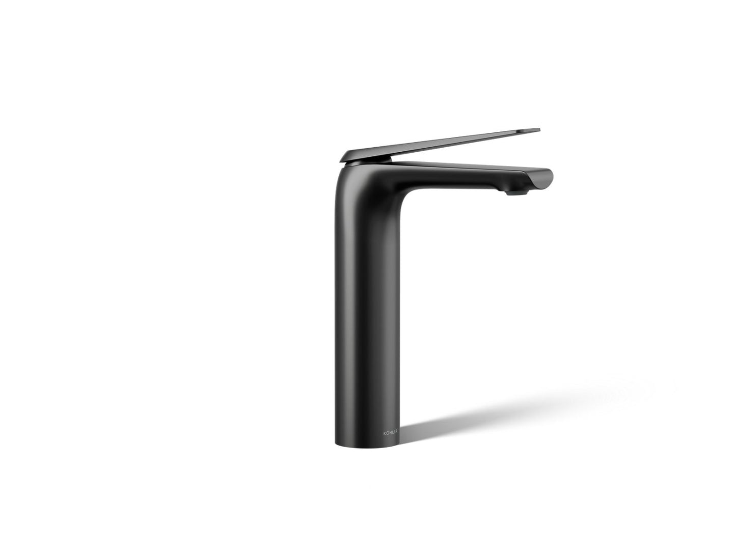 KOHLER K-97347-4-BL Avid Tall Single-Handle Bathroom Sink Faucet, 1.2 Gpm In Matte Black