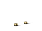 KOHLER K-27010-9-BMB Occasion Knob Bathroom Sink Faucet Handles - Matte Black With Brushed Moderne Brass