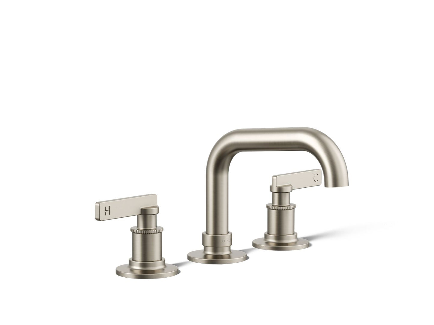 KOHLER K-35908-4-BN Castia By Studio Mcgee Widespread Bathroom Sink Faucet, 1.2 Gpm In Vibrant Brushed Nickel