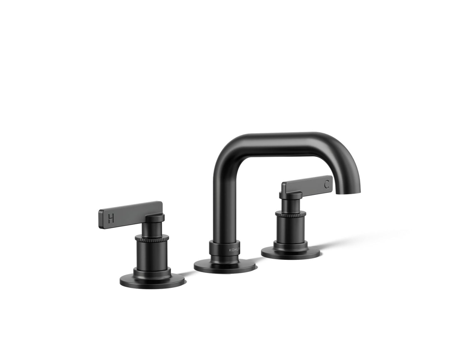 KOHLER K-35908-4-BL Castia By Studio Mcgee Widespread Bathroom Sink Faucet, 1.2 Gpm In Matte Black