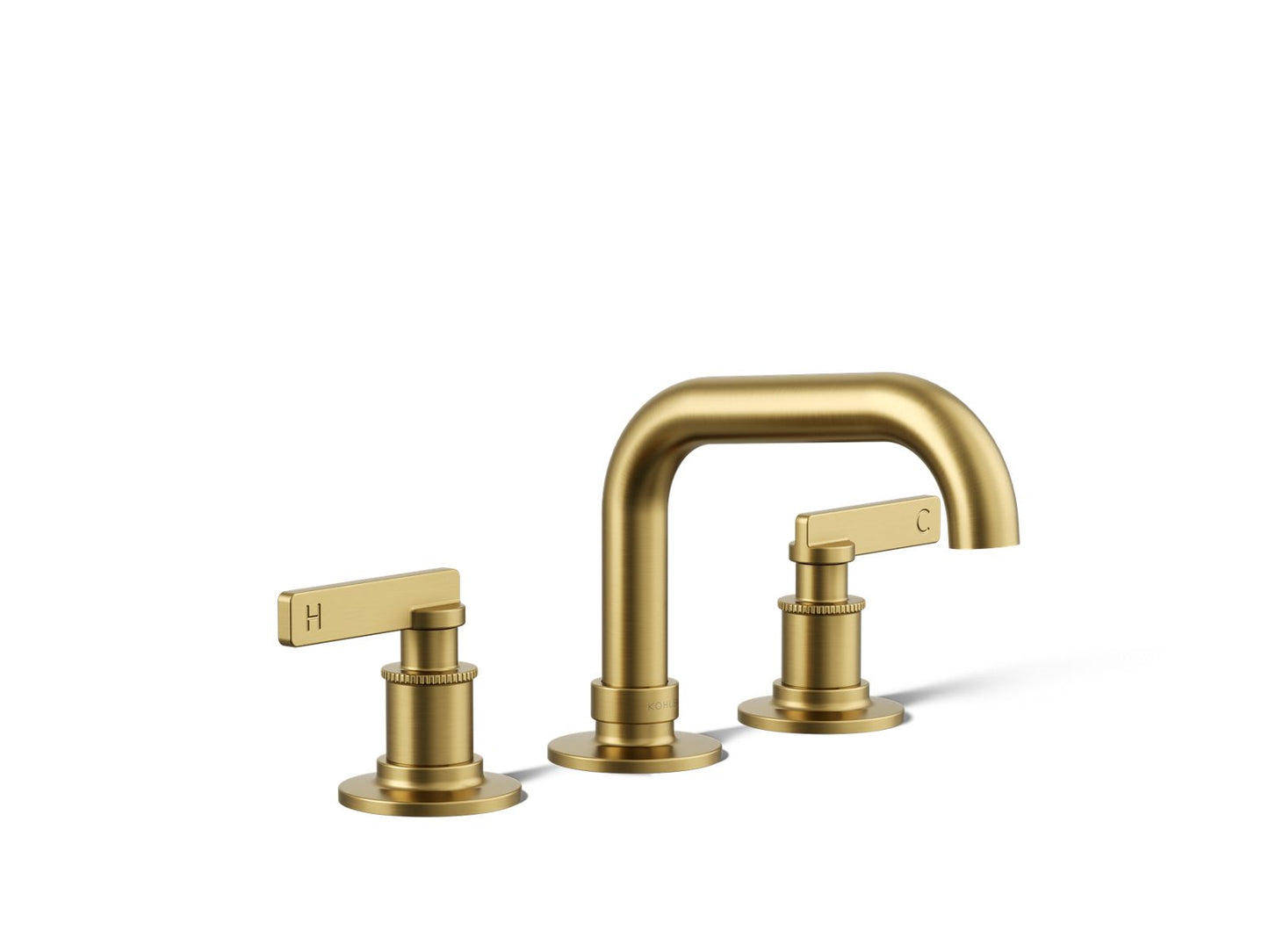 KOHLER K-35908-4-2MB Castia By Studio Mcgee Widespread Bathroom Sink Faucet, 1.2 Gpm In Vibrant Brushed Moderne Brass