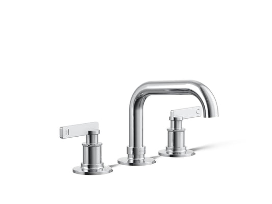 KOHLER K-35908-4-CP Castia By Studio Mcgee Widespread Bathroom Sink Faucet, 1.2 Gpm In Polished Chrome