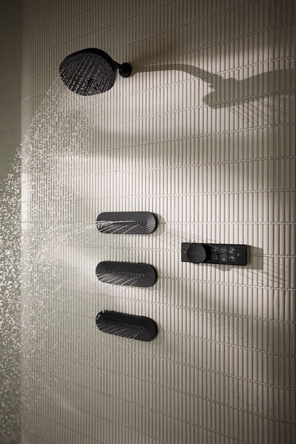 KOHLER K-26290-BL Statement Three-function showerhead, 2.5 gpm - Matte Black