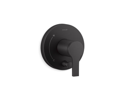 KOHLER K-T35325-4-BL Elate Rite-Temp valve trim with diverter - Matte Black