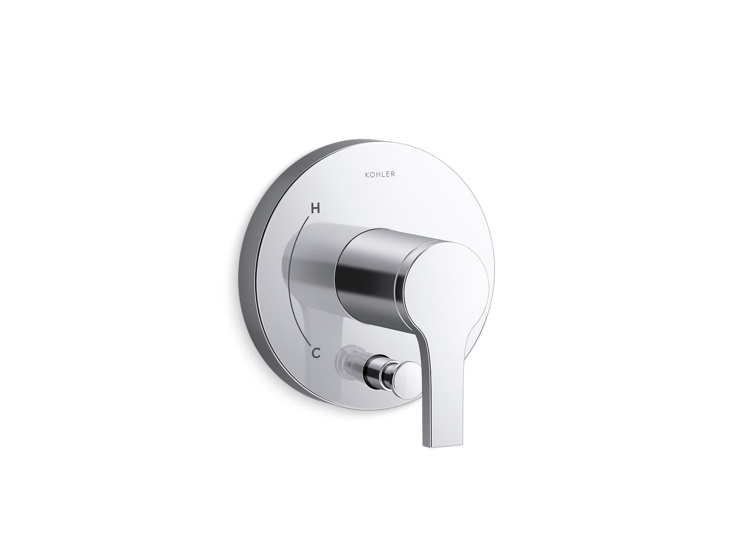 KOHLER K-T35325-4-CP Elate Rite-Temp valve trim with diverter - Polished Chrome