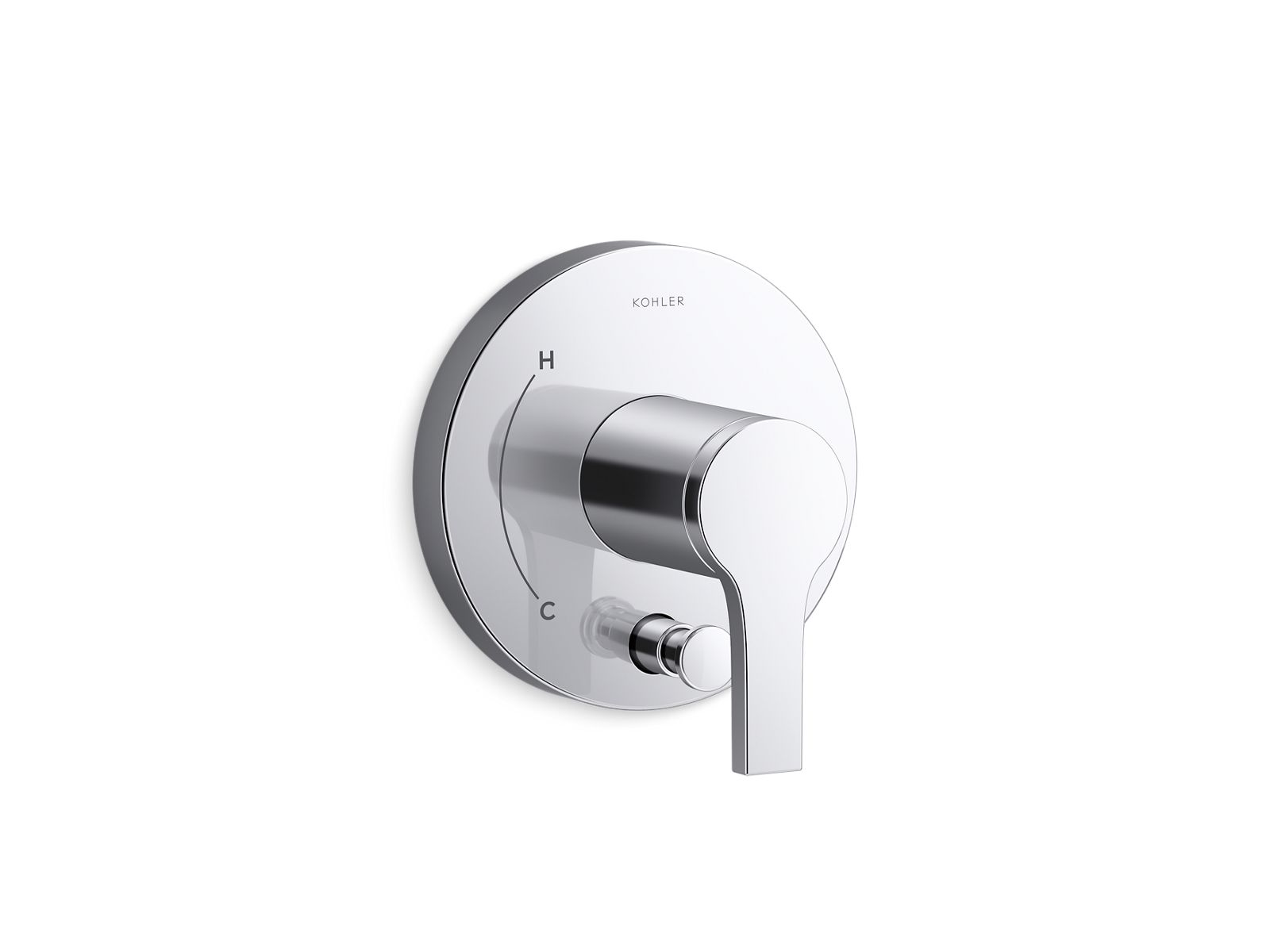 KOHLER K-T35325-4-CP Elate Rite-Temp Valve Trim With Diverter - Polished Chrome