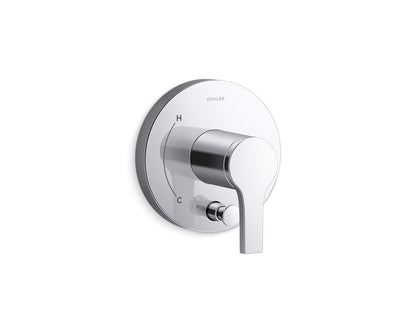 KOHLER K-T35325-4-CP Elate Rite-Temp valve trim with diverter - Polished Chrome