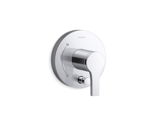 KOHLER K-T35325-4-CP Elate Rite-Temp valve trim with diverter - Polished Chrome