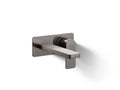 KOHLER K-22567-4-TT Parallel Wall-Mount Single-Handle Bathroom Sink Faucet, 1.2 Gpm - Vibrant Titanium