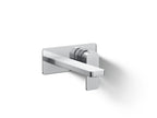KOHLER K-22567-4-CP Parallel Wall-Mount Single-Handle Bathroom Sink Faucet, 1.2 Gpm - Polished Chrome